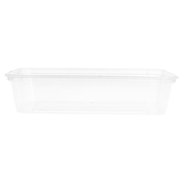 Garcia De Pou RECIPIENTES RECTANGULARES 500 ML 17 5x12x3 5 CM TRANSPARENTE PP (500 UNID.)