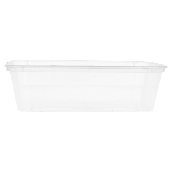 Garcia De Pou RECIPIENTES RECTANGULARES 650 ML 17 5x12x4 5 CM TRANSPARENTE PP (500 UNID.)