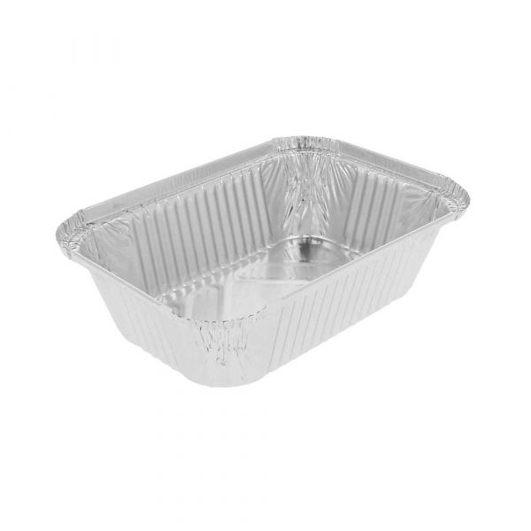 Garcia de pou RECIPIENTES RECTANGULARES 900 ML 20 2x13 7x5 CM ALUMINIO (100 UNID.)