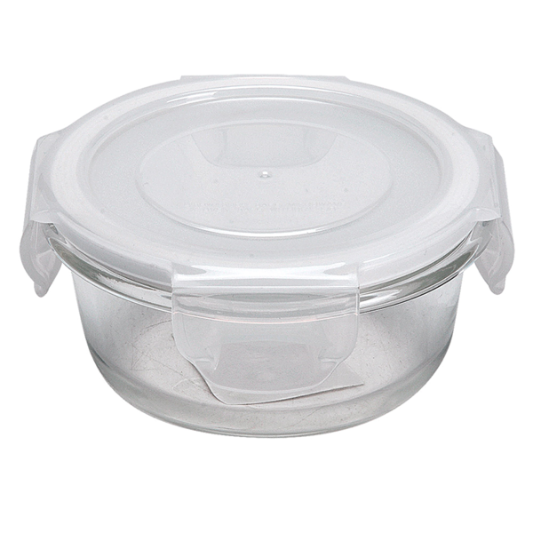 Garcia de pou RECIPIENTES REDONDOS CON TAPA 210 ML Ø 10 5x5/6 CM TRANSPARENTE CRISTAL (6 UNID.)