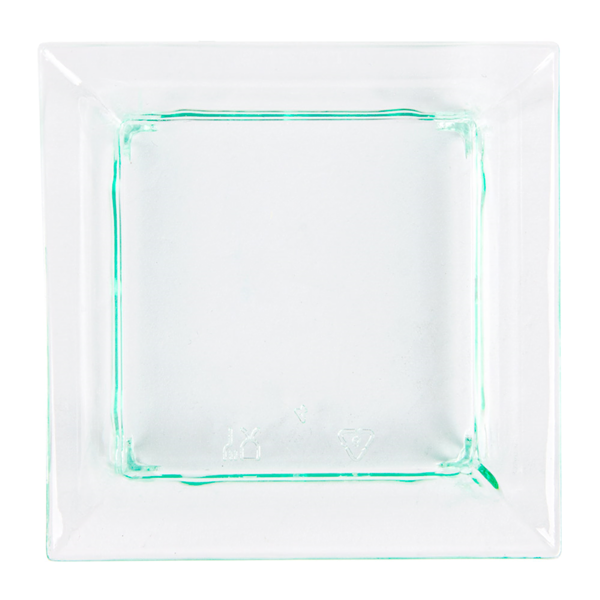 Garcia De Pou RECIPIENTES REUTILIZABLES APERITIVOS "CUADRADOS" 6 3x6 3x1 5 CM VERDE AGUA PS (720 UNID.)
