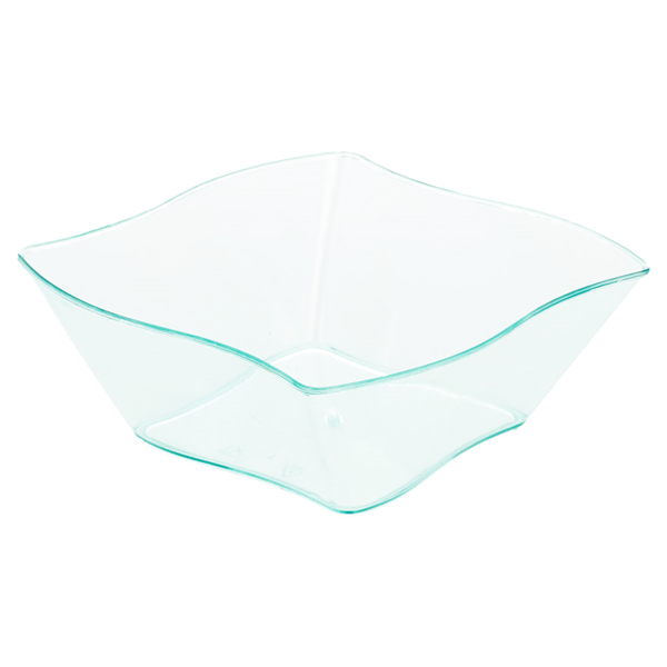Garcia de pou RECIPIENTES REUTILIZABLES APERITIVOS "ESTRELLA" 9x9x3 5 CM VERDE AGUA PS (600 UNID.)
