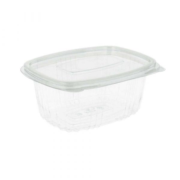 Garcia de pou RECIPIENTES + TAPA 375 ML 13 2x9 5x6 CM TRANSPARENTE RPET (600 UNID.)