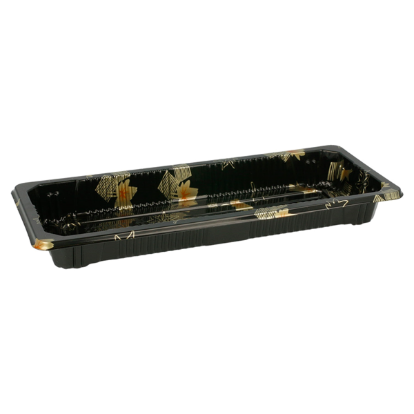Garcia De Pou RECIPIENTES + TAPAS PARA "SUSHI" 22 2x9 5x4 5 CM NEGRO PS (600 UNID.)