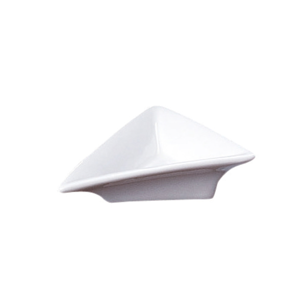 Garcia de pou RECIPIENTES TRIANGULARES 7 5x7 5x2 4 CM BLANCO PORCELANA (12 UNID.)
