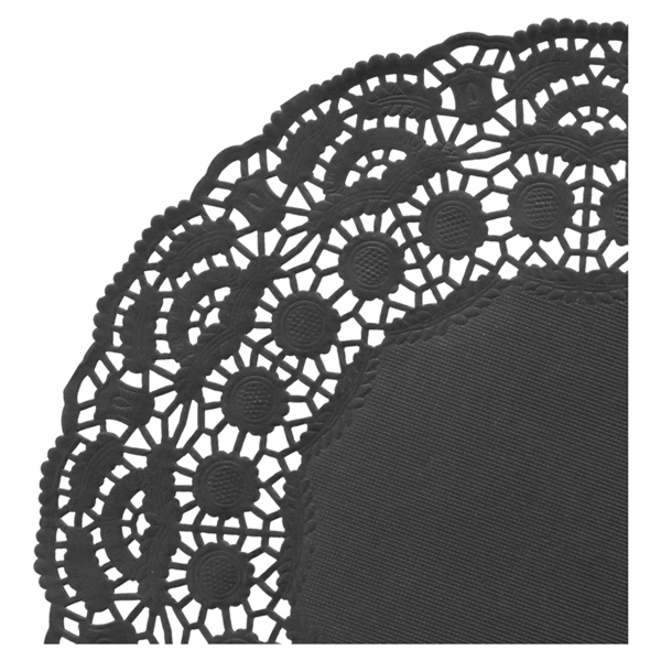 Garcia De Pou RODALES CALADOS 40 G/M2 Ø 21 5 CM NEGRO PAPEL (250 UNID.)