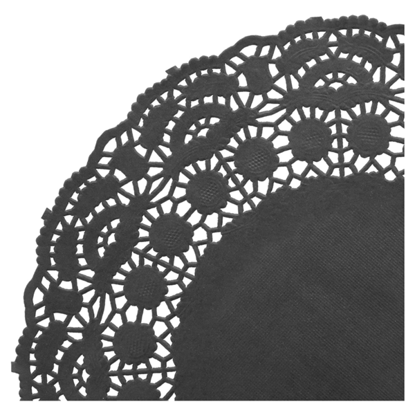 Garcia De Pou RODALES CALADOS 40 G/M2 Ø 24 CM NEGRO PAPEL (250 UNID.)