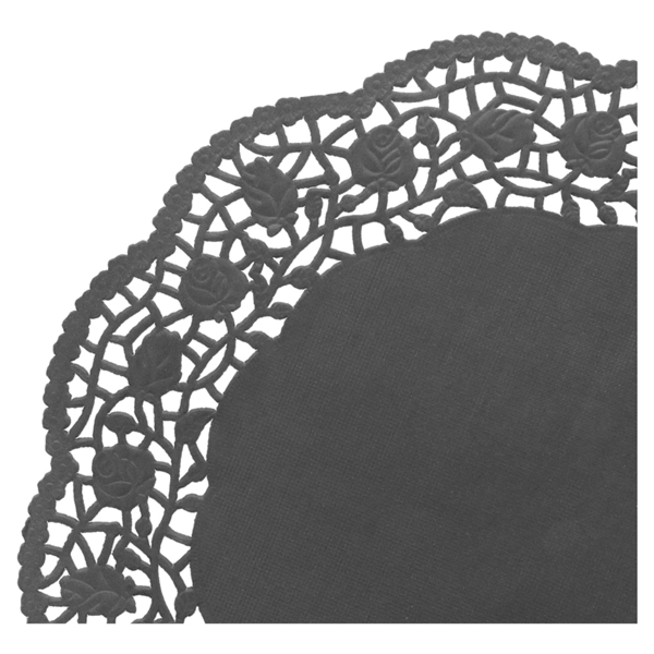 Garcia De Pou RODALES CALADOS 40 G/M2 Ø 27 CM NEGRO PAPEL (250 UNID.)