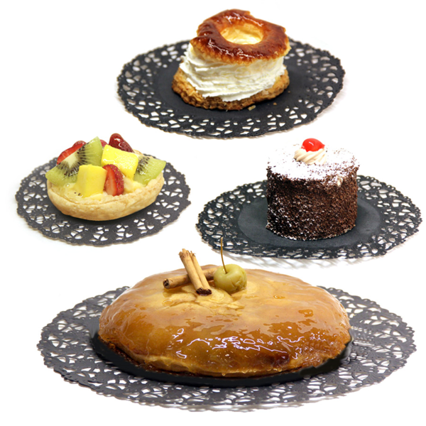 Garcia De Pou RODALES CALADOS 40 G/M2 Ø 30 5 CM NEGRO PAPEL (250 UNID.)