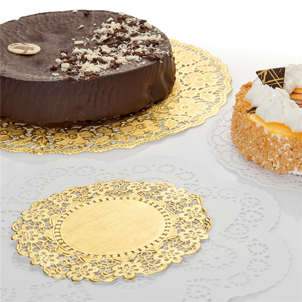 Garcia De Pou RODALES CALADOS ANTIGRASAS 40 G/M2 Ø 27 CM BLANCO PERG. ANTIGRASAS (250 UNID.)