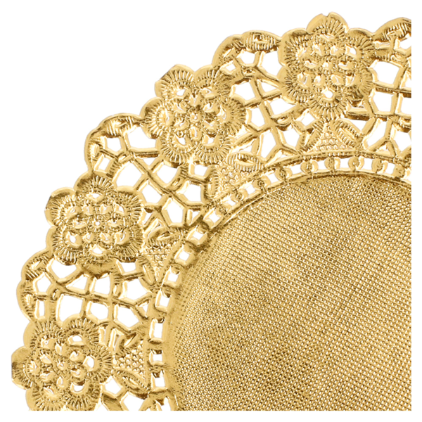 Garcia De Pou RODALES METALIZADOS 40 G/M2 + 20 G/M2 Ø 12 CM DORADO LITOS MET. (100 UNID.)