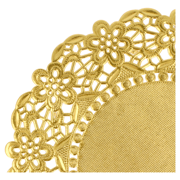 Garcia De Pou RODALES METALIZADOS 40 G/M2 + 20 G/M2 Ø 16 5 CM DORADO LITOS MET. (100 UNID.)