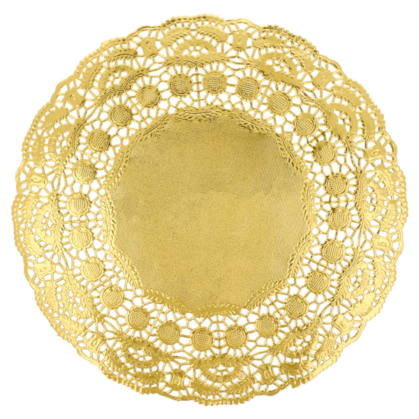 Garcia de pou RODALES METALIZADOS 40 G/M2 + 20 G/M2 Ø 21 5 CM DORADO LITOS MET. (100 UNID.)