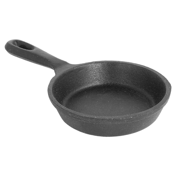 Garcia De Pou SARTÉN ESMALTADA 100 Ml Ø 10(17 3)x2 4 CM NEGRO HIERRO (12 UNID.)