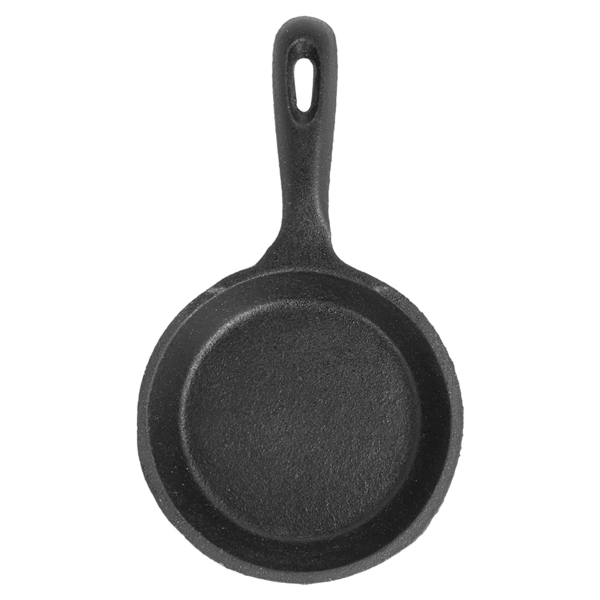 Garcia De Pou SARTÉN ESMALTADA 100 Ml Ø 10(17 3)x2 4 CM NEGRO HIERRO (12 UNID.)