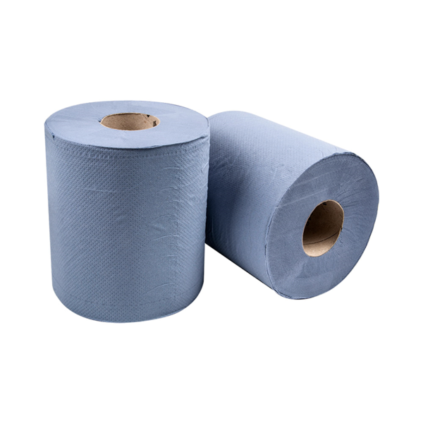 Garcia De Pou SECAMANOS "MAXI BARRIL" ECOLABEL 2 CAPAS - 365 HOJAS 20 G/M2 Ø 20x21 6 CM AZUL TISSUE (6 UNID.)