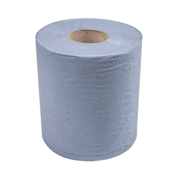 Garcia De Pou SECAMANOS "MAXI BARRIL" ECOLABEL 2 CAPAS - 365 HOJAS 20 G/M2 Ø 20x21 6 CM AZUL TISSUE (6 UNID.)