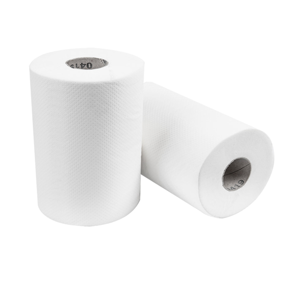 Garcia De Pou SECAMANOS "MINI BARRIL" ECOLABEL 1 CAPA - 300 HOJAS 22 G/M2 Ø 13x20 CM BLANCO TISSUE (12 UNID.)