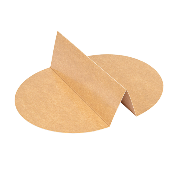 Garcia De Pou SEPARADOR 2 COMPARTIMENTOS ENSALADERA 212.97 300 + 18 PE G/M2 Ø26 8/17 5x5 3 CM NATURAL KRAFT (600 UNID.)