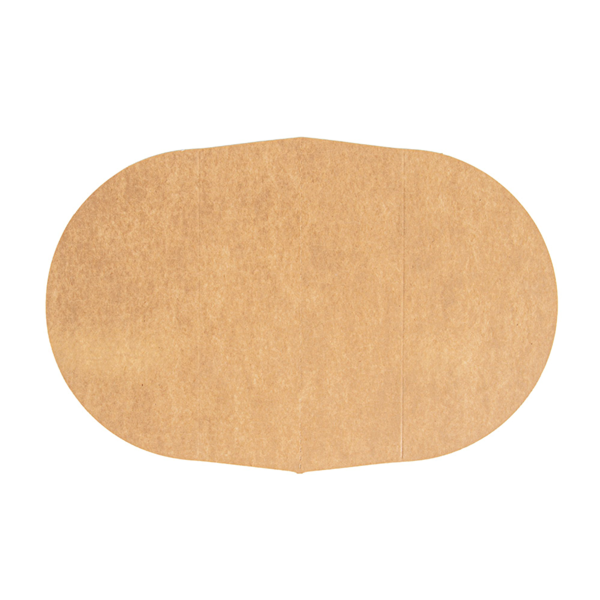 Garcia de pou SEPARADOR 2 COMPARTIMENTOS ENSALADERA 212.97 300 + 18 PE G/M2 Ø26 8/17 5x5 3 CM NATURAL KRAFT (600 UNID.)