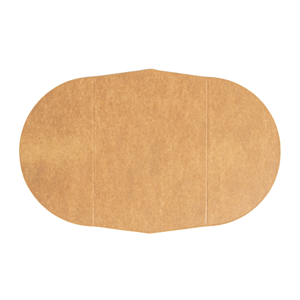 Garcia de pou SEPARADOR 2 COMPARTIMENTOS ENSALADERA 212.98 300 + 18 PE G/M2 Ø22 3/14x4 8 CM NATURAL KRAFT (600 UNID.)