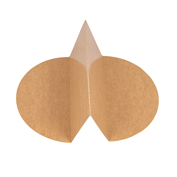 Garcia De Pou SEPARADOR 2 COMPARTIMENTOS ENSALADERA 226.64 300 + 18 PE G/M2 Ø25 4/14x6 3 CM NATURAL KRAFT (600 UNID.)