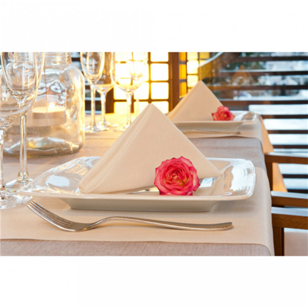 Garcia De Pou SERVILLETAS 2 CARAS 'LIKE LINEN' 70 G/M2 40x40 CM CREMA SPUNLACE (600 UNID.)