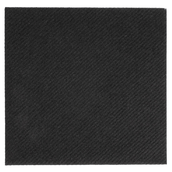 Garcia de pou SERVILLETAS 55 G/M2 20x20 CM NEGRO AIRLAID (3600 UNID.)