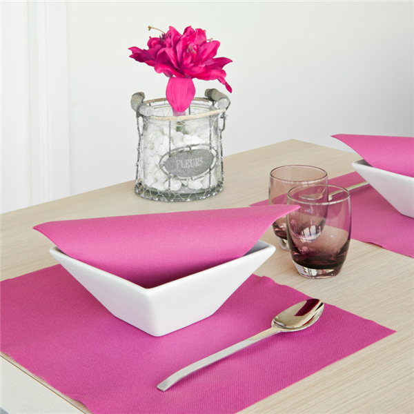 Garcia De Pou SERVILLETAS 55 G/M2 40x40 CM FUCSIA AIRLAID (700 UNID.)