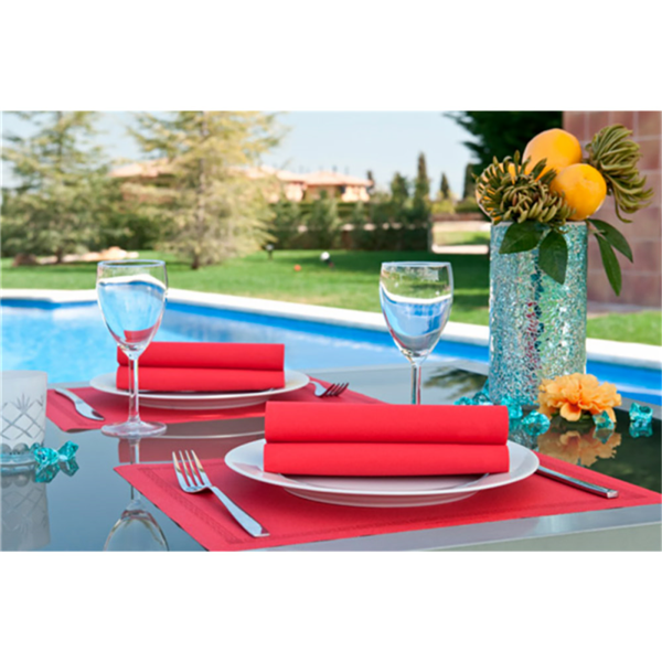 Garcia De Pou SERVILLETAS 55 G/M2 40x40 CM ROJO AIRLAID (700 UNID.)