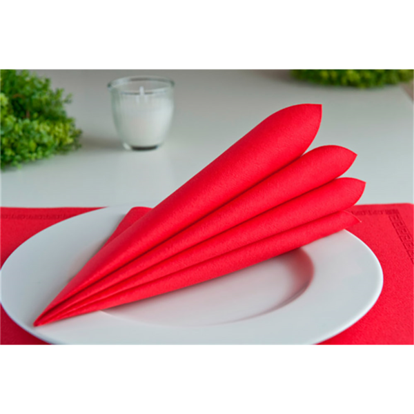 Garcia De Pou SERVILLETAS 55 G/M2 40x40 CM ROJO AIRLAID (700 UNID.)