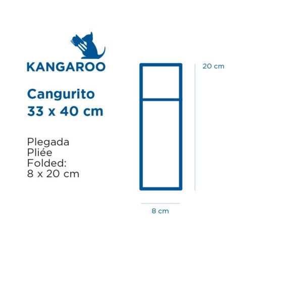 Garcia De Pou SERVILLETAS CANGURITO 'DRY COTTON' 55 G/M2 33x40 CM MANDARINA AIRLAID (700 UNID.)