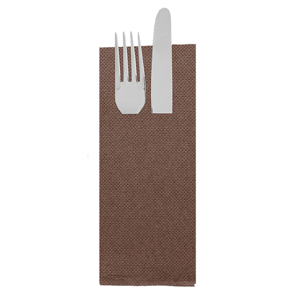 Garcia de pou SERVILLETAS CANGURITO 'ECOLABEL - DOUBLE POINT' 18 G/M2 33x40 CM CHOCOLATE TISSUE (1400 UNID.)