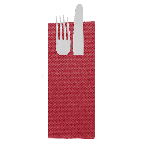 Garcia de pou SERVILLETAS CANGURITO 'ECOLABEL - DOUBLE POINT' 18 G/M2 33x40 CM BURDEOS TISSUE (1400 UNID.)