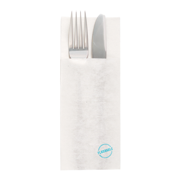 Garcia de pou SERVILLETAS CANGURITO FLUSHABLES 50 G/M2 33x40 CM BLANCO AIRLAID (700 UNID.)