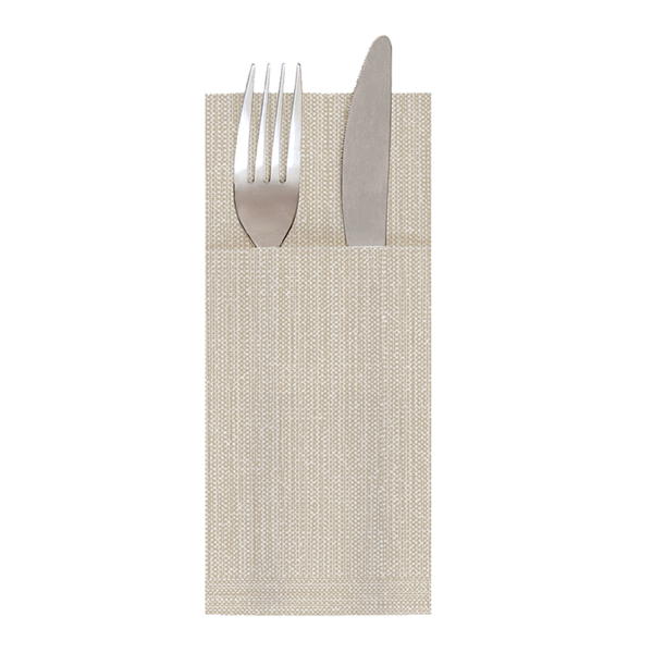 Garcia de pou SERVILLETAS CANGURITO 'X-SOFT' 'DUNE' 65 G/M2 33x40 CM TAUPE AIRLAID (700 UNID.)