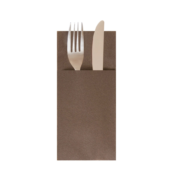 Garcia de pou SERVILLETAS CANGURO 55 G/M2 40x40 CM CHOCOLATE AIRLAID (700 UNID.)