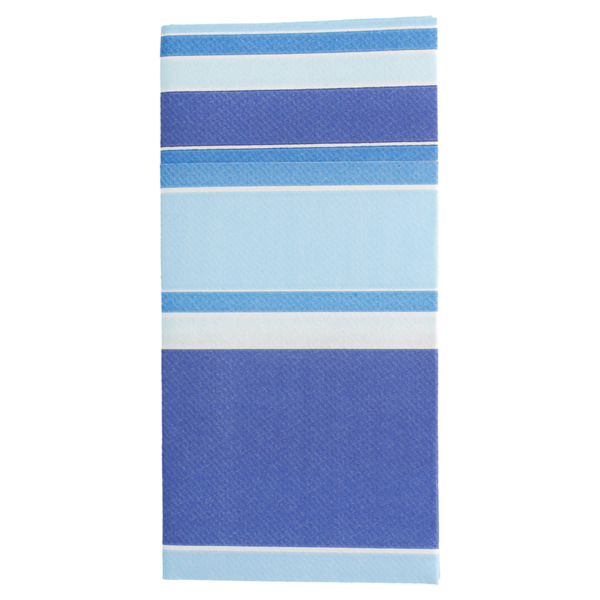 Garcia De Pou SERVILLETAS CANGURO 'BAYADÈRES' 55 G/M2 40x40 CM AZUL AIRLAID (700 UNID.)
