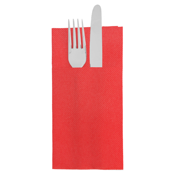 Garcia de pou SERVILLETAS CANGURO 'ECOLABEL - DOUBLE POINT' 18 G/M2 39x40 CM ROJO TISSUE (1400 UNID.)