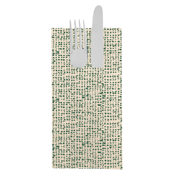 Garcia de pou SERVILLETAS CANGURO ECOLABEL 'DOUBLE POINT - DAKAR' 19 G/M2 39x40 CM NATURAL TISSUE RECICLADO (1400 UNID.)