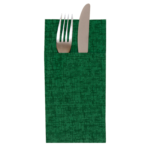 Garcia de pou SERVILLETAS CANGURO 'JAZZ' 55 G/M2 40x40 CM VERDE JAGUAR AIRLAID (700 UNID.)