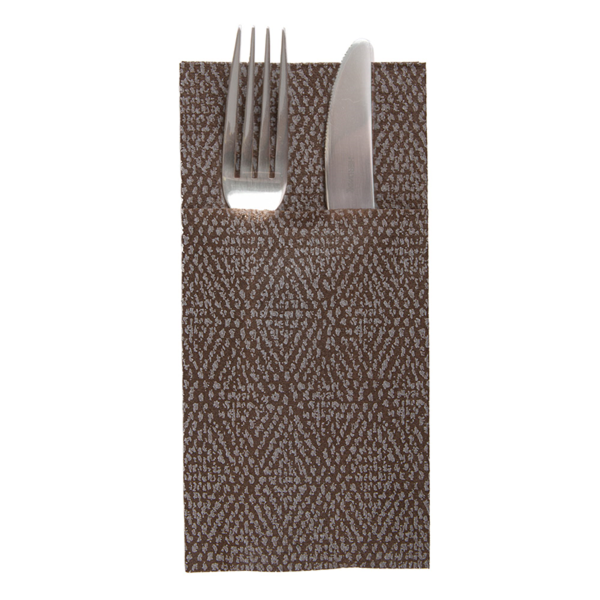 Garcia de pou SERVILLETAS CANGURO 'KEIKO' 55 G/M2 40x40 CM CHOCOLATE AIRLAID (700 UNID.)