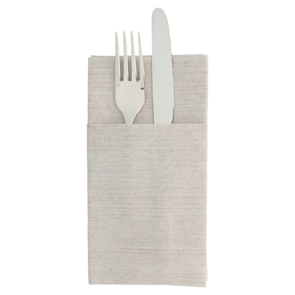 Garcia de pou SERVILLETAS CANGURO 'LIKE LINEN' 70 G/M2 40x40 CM CHOCOLATE SPUNLACE (700 UNID.)