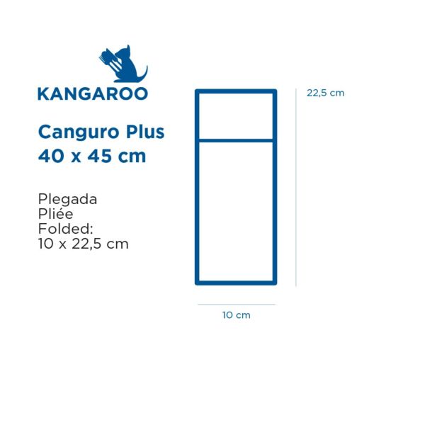 Garcia De Pou SERVILLETAS CANGURO PLUS 55 G/M2 40x45 CM BLANCO AIRLAID (720 UNID.)