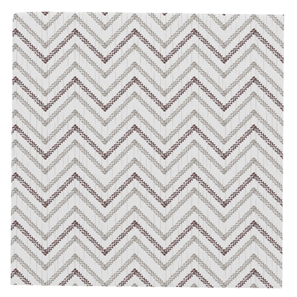 Garcia de pou SERVILLETAS 'CHEVRON' 55 G/M2 20x20 CM GRIS/MARRÓN AIRLAID (3600 UNID.)