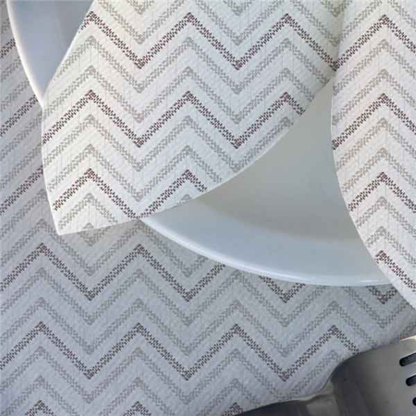 Garcia De Pou SERVILLETAS 'CHEVRON' 55 G/M2 40x40 CM GRIS/MARRÓN AIRLAID (700 UNID.)