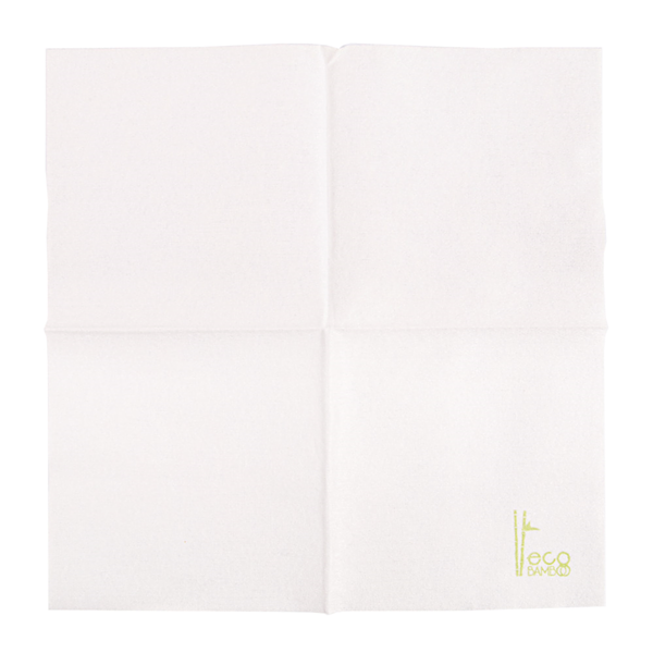 Garcia De Pou SERVILLETAS 'ECO-BAMBOO' 70 G/M2 20x20 CM BLANCO BAMBÚ (3600 UNID.)