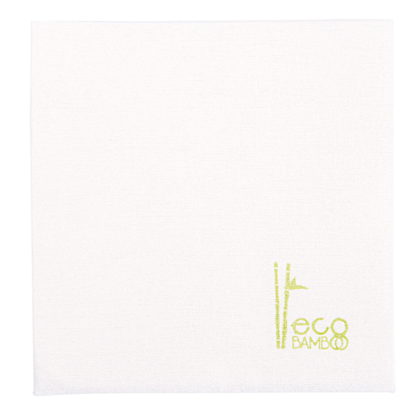 Garcia de pou SERVILLETAS 'ECO-BAMBOO' 70 G/M2 20x20 CM BLANCO BAMBÚ (3600 UNID.)