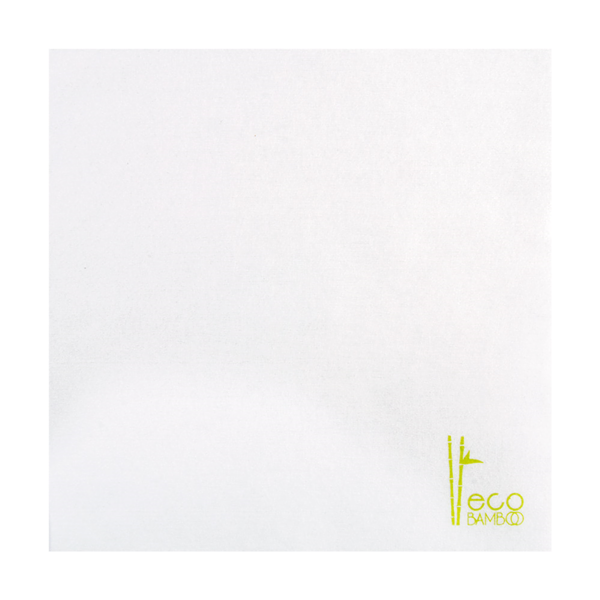 Garcia de pou SERVILLETAS 'ECO-BAMBOO' 70 G/M2 40x40 CM BLANCO BAMBÚ (600 UNID.)