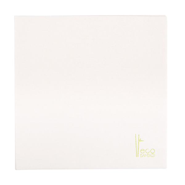 Garcia de pou SERVILLETAS 'ECO-BAMBOO' 70 G/M2 45x45 CM BLANCO BAMBÚ (600 UNID.)